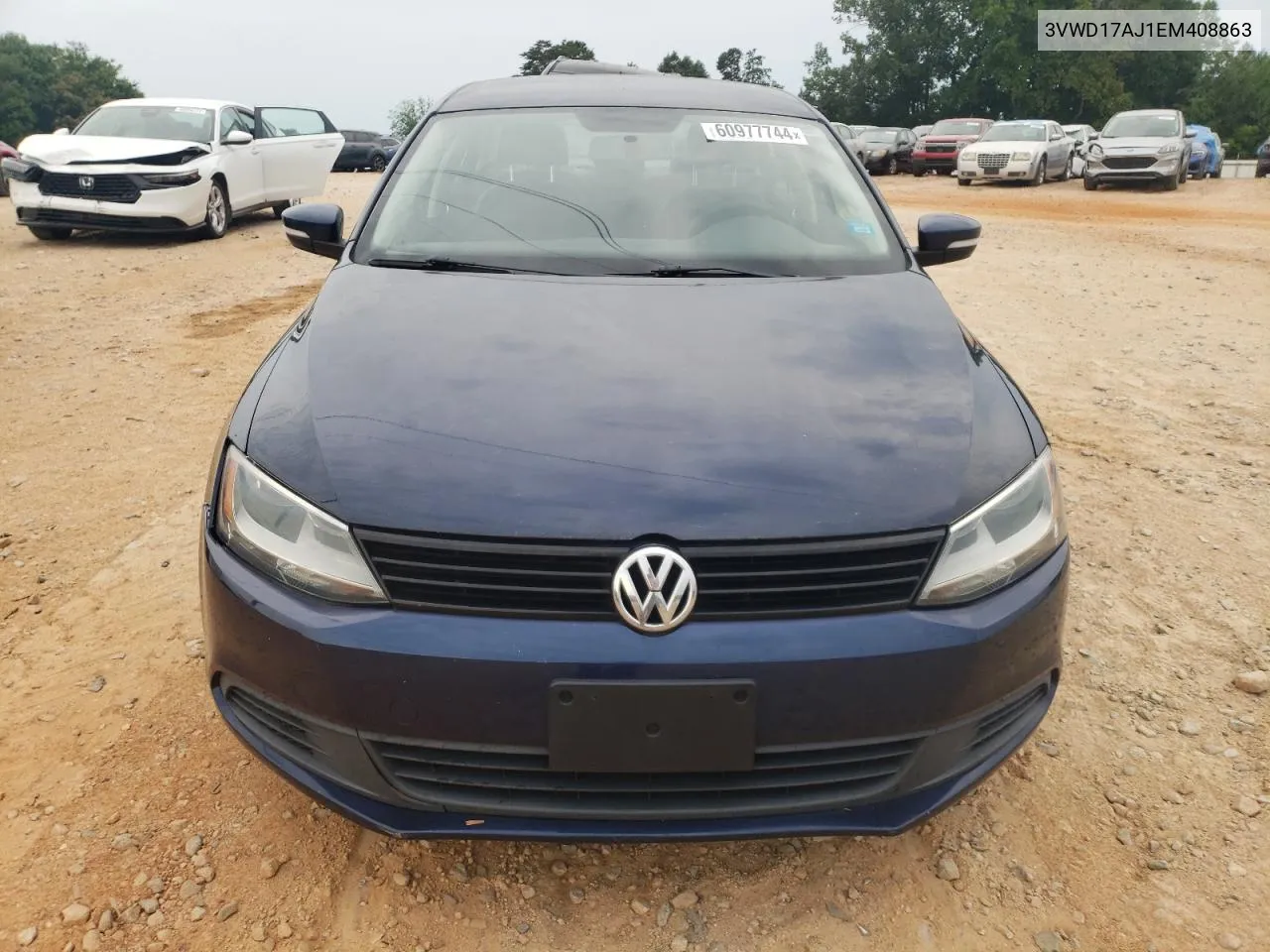 2014 Volkswagen Jetta Se VIN: 3VWD17AJ1EM408863 Lot: 60977744