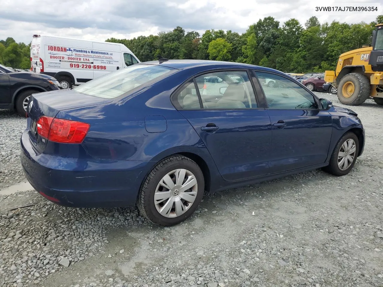 2014 Volkswagen Jetta Se VIN: 3VWB17AJ7EM396354 Lot: 63029434