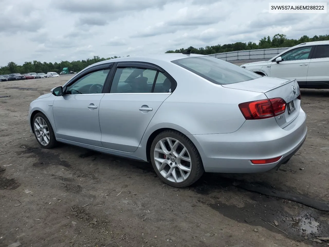 2014 Volkswagen Jetta Gli VIN: 3VW5S7AJ6EM288222 Lot: 64755924