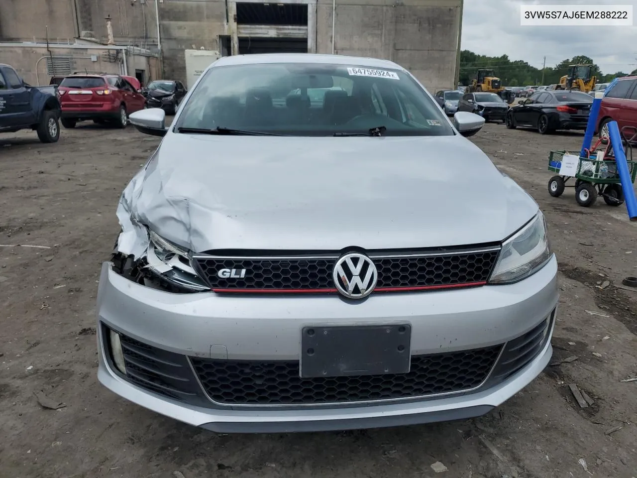 2014 Volkswagen Jetta Gli VIN: 3VW5S7AJ6EM288222 Lot: 64755924