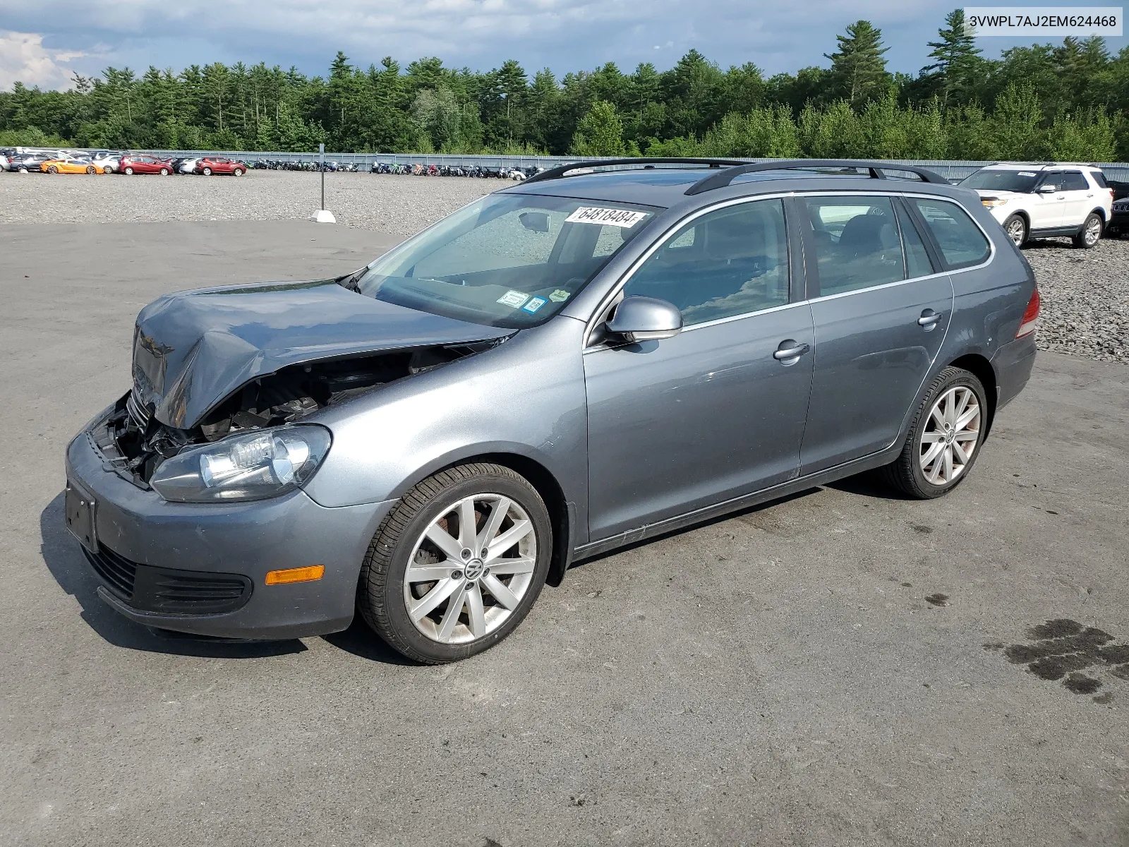 2014 Volkswagen Jetta Tdi VIN: 3VWPL7AJ2EM624468 Lot: 64818484