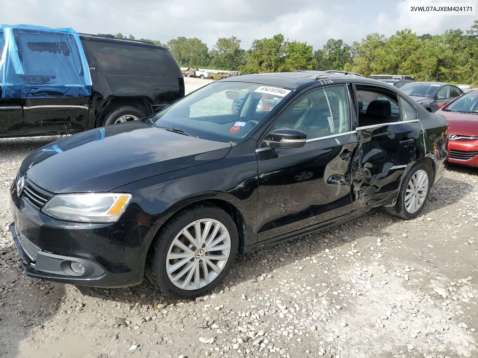 3VWL07AJXEM424171 2014 Volkswagen Jetta Sel