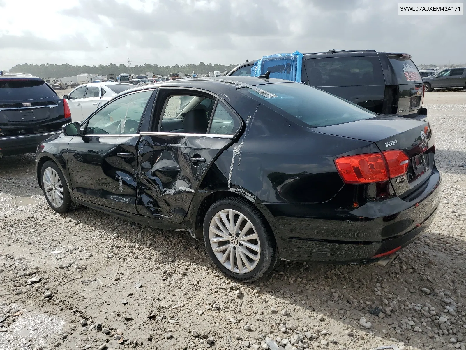 3VWL07AJXEM424171 2014 Volkswagen Jetta Sel