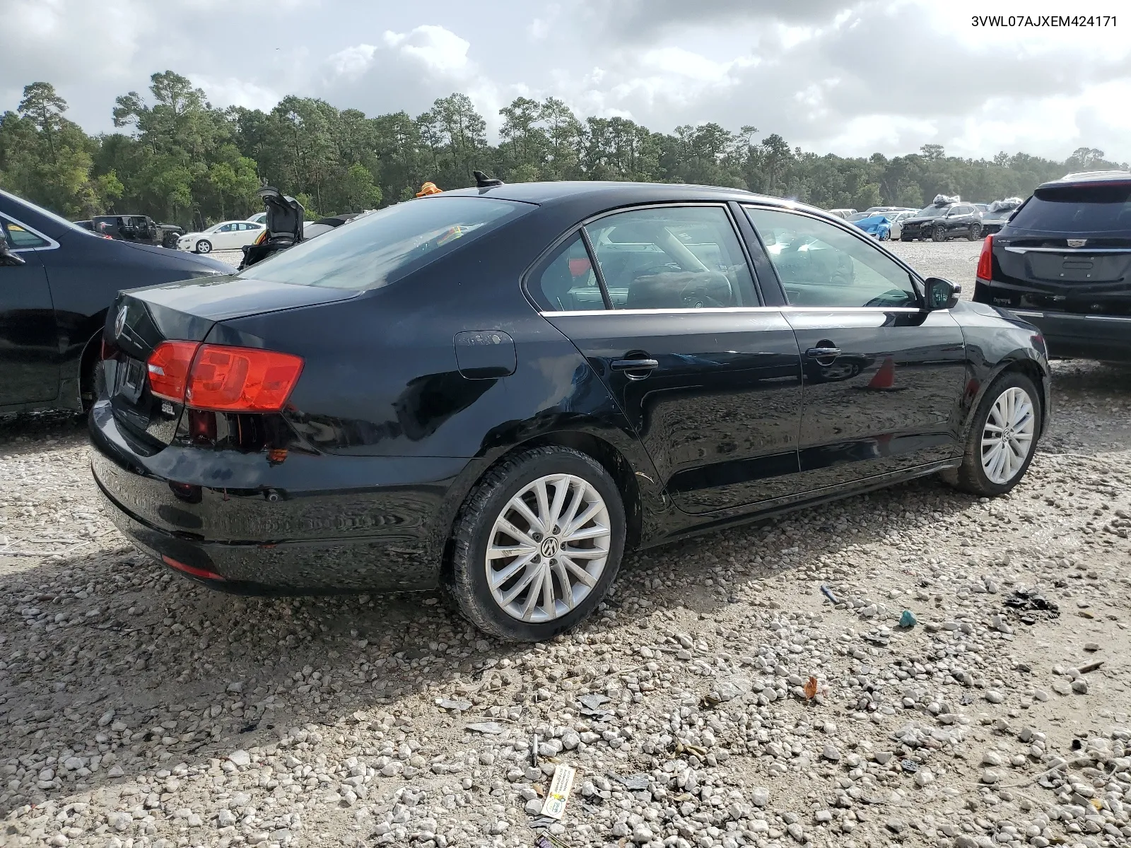 2014 Volkswagen Jetta Sel VIN: 3VWL07AJXEM424171 Lot: 65410394