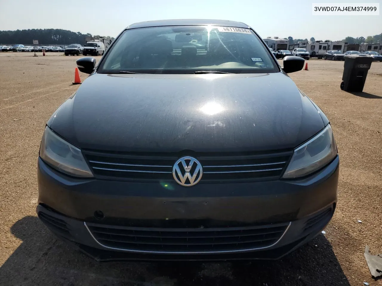 2014 Volkswagen Jetta Se VIN: 3VWD07AJ4EM374999 Lot: 66116634