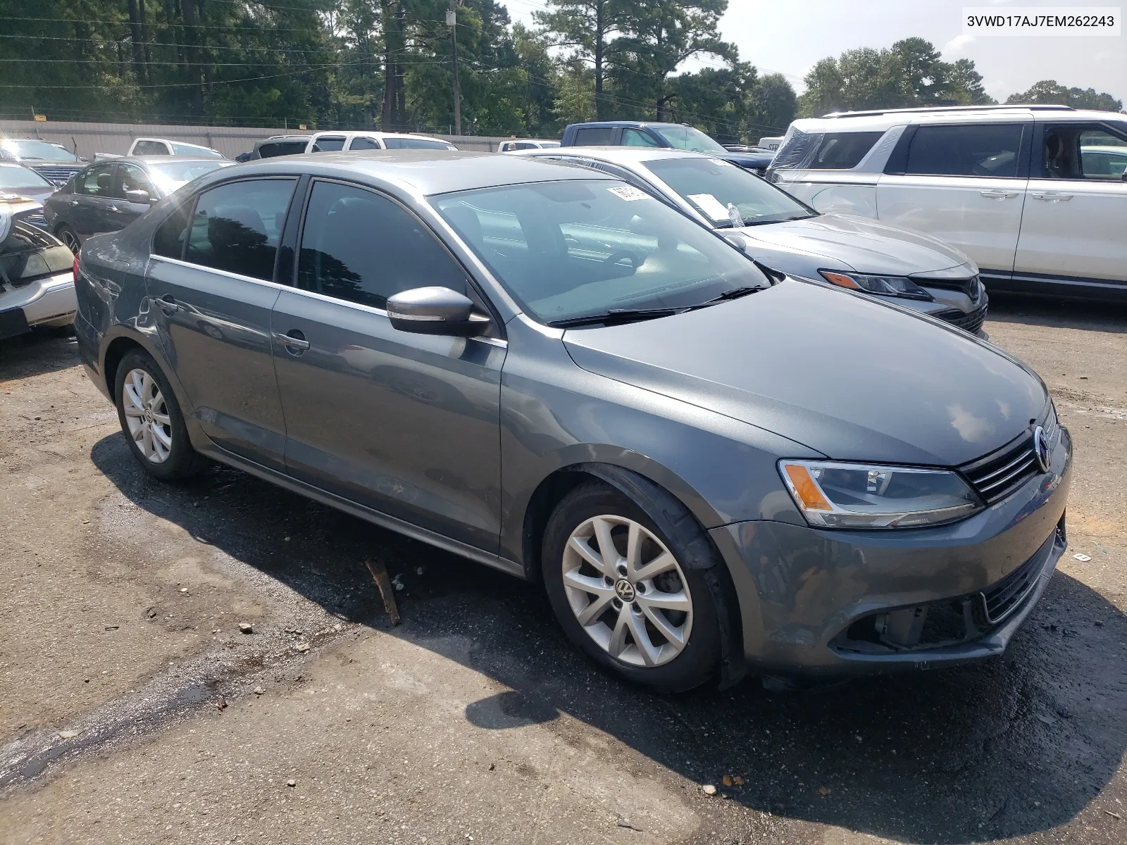 2014 Volkswagen Jetta Se VIN: 3VWD17AJ7EM262243 Lot: 66742134