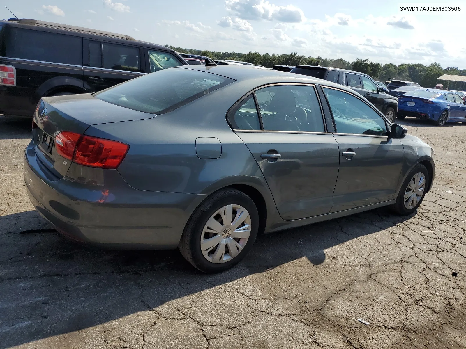 2014 Volkswagen Jetta Se VIN: 3VWD17AJ0EM303506 Lot: 66783914