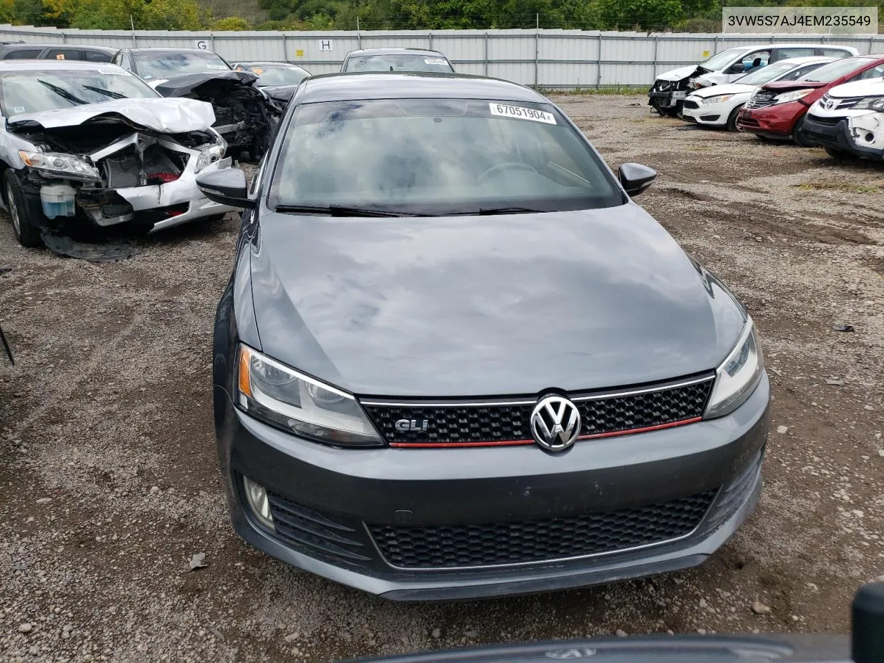 2014 Volkswagen Jetta Gli VIN: 3VW5S7AJ4EM235549 Lot: 67051904