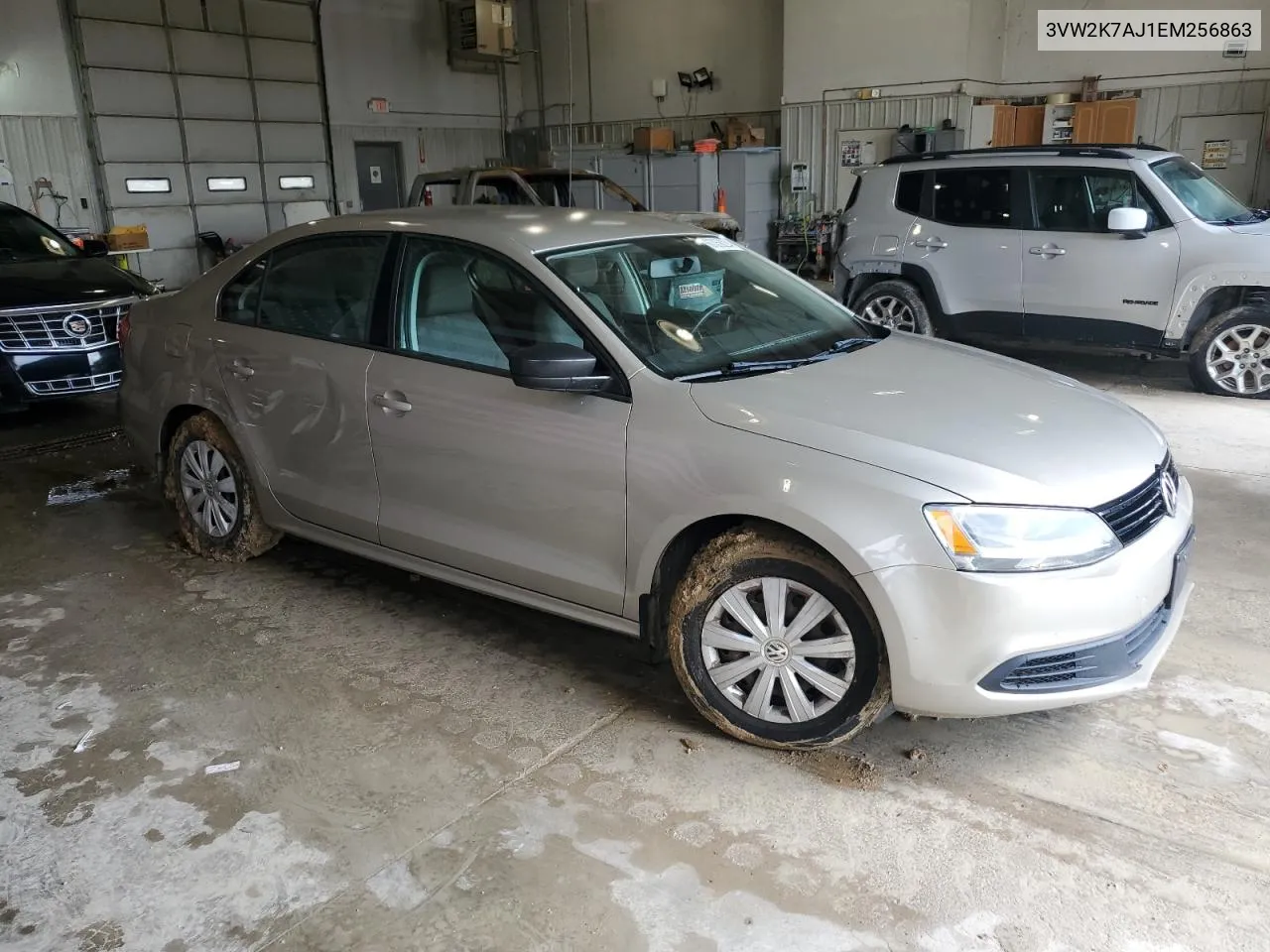 2014 Volkswagen Jetta Base VIN: 3VW2K7AJ1EM256863 Lot: 67058224