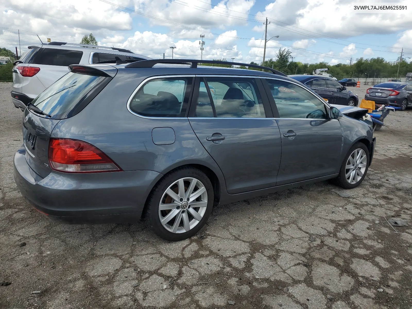 2014 Volkswagen Jetta Tdi VIN: 3VWPL7AJ6EM625591 Lot: 67476174