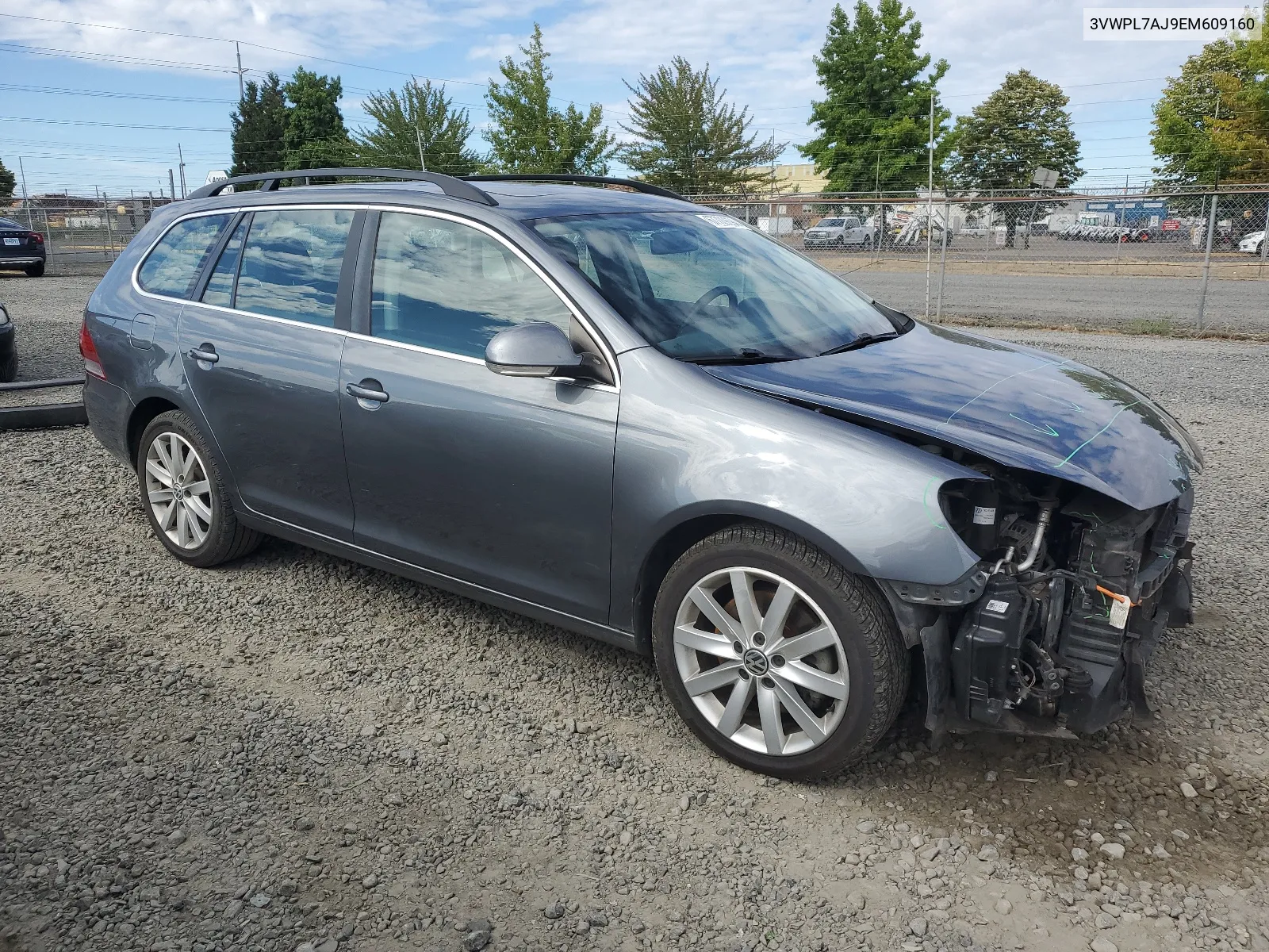 2014 Volkswagen Jetta Tdi VIN: 3VWPL7AJ9EM609160 Lot: 67709694