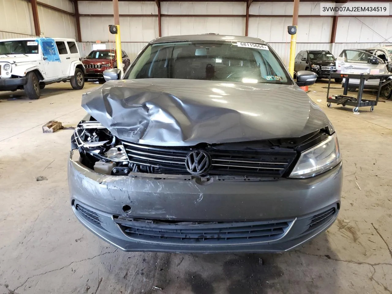 2014 Volkswagen Jetta Se VIN: 3VWD07AJ2EM434519 Lot: 68115664