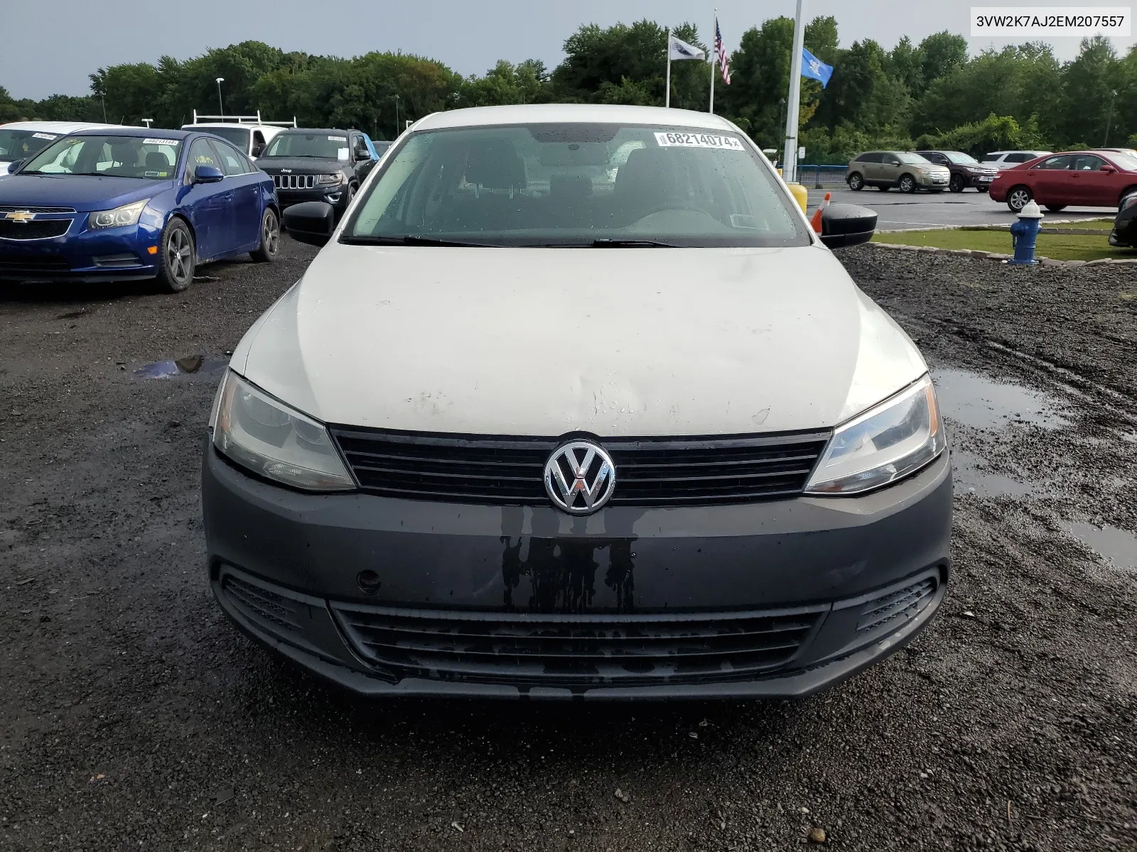 2014 Volkswagen Jetta Base VIN: 3VW2K7AJ2EM207557 Lot: 68214074