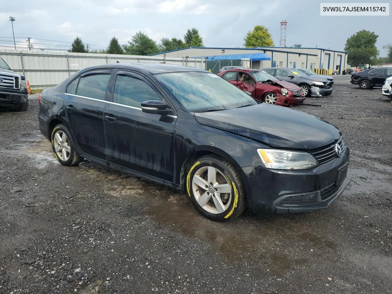 2014 Volkswagen Jetta Tdi VIN: 3VW3L7AJ5EM415742 Lot: 68359384