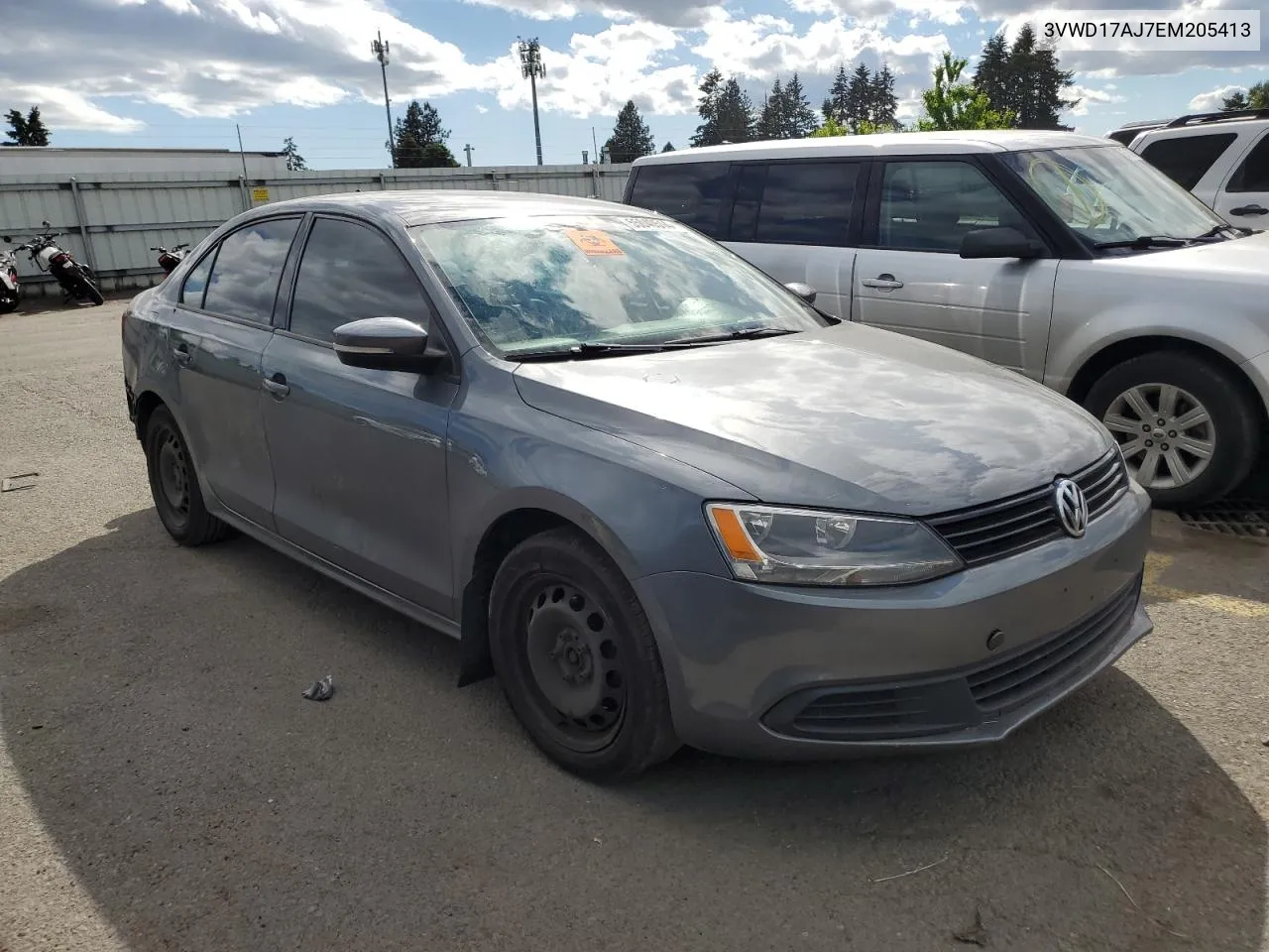 2014 Volkswagen Jetta Se VIN: 3VWD17AJ7EM205413 Lot: 68485884