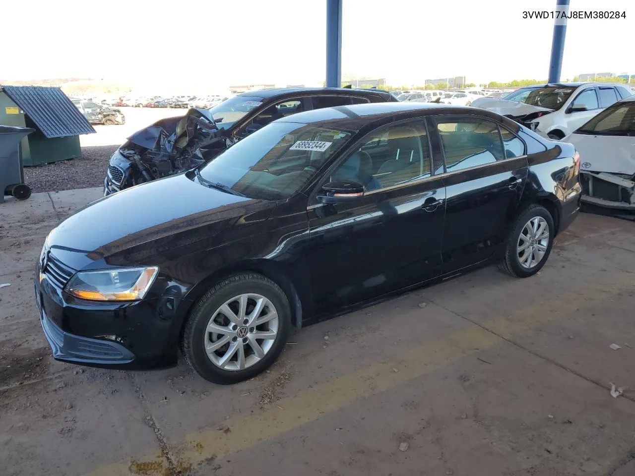 2014 Volkswagen Jetta Se VIN: 3VWD17AJ8EM380284 Lot: 68952344