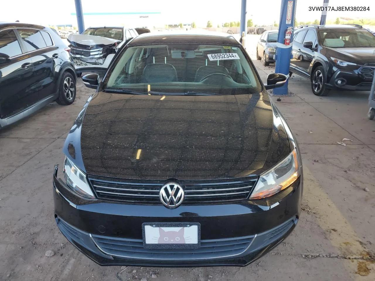 2014 Volkswagen Jetta Se VIN: 3VWD17AJ8EM380284 Lot: 68952344