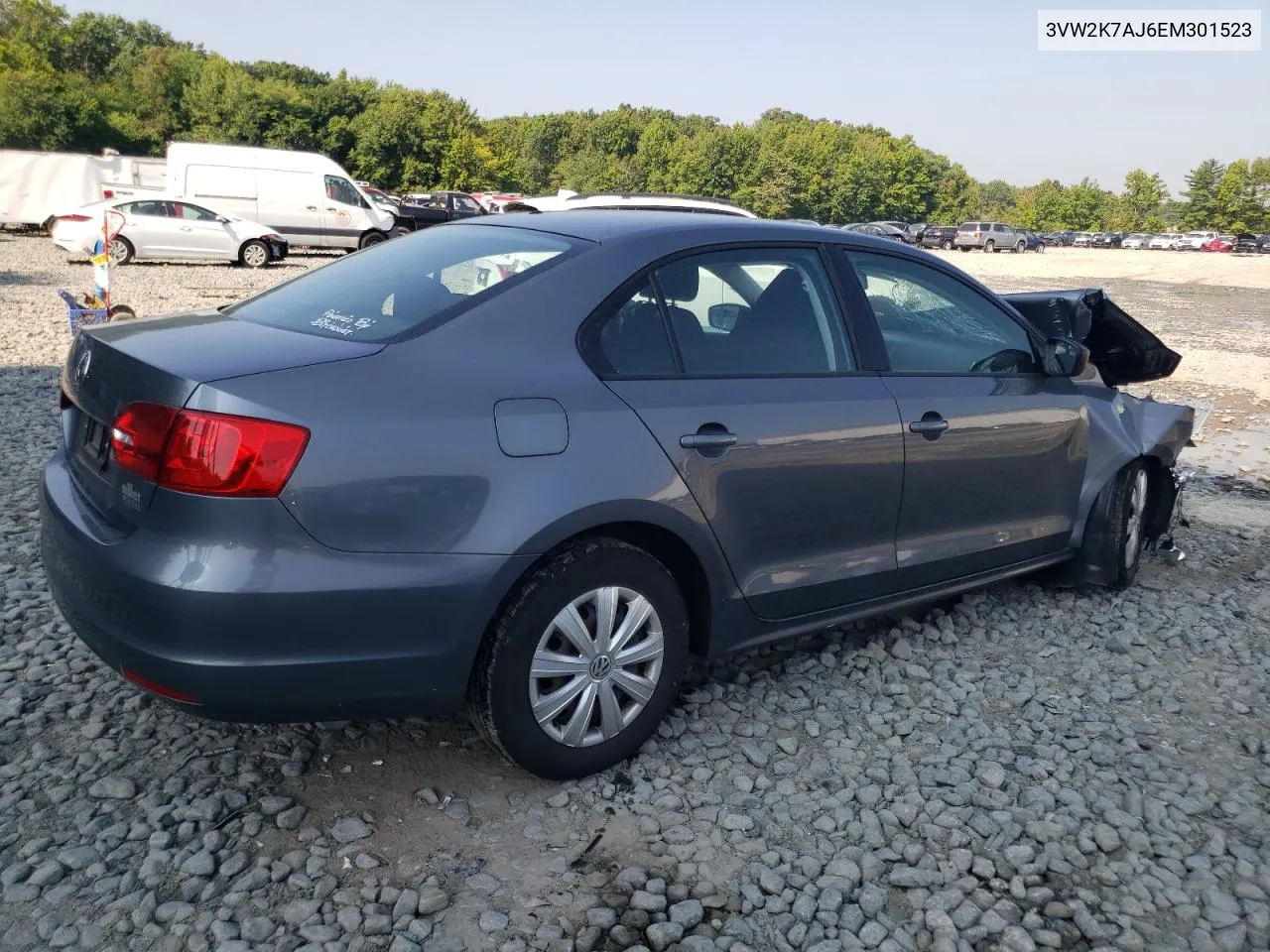 2014 Volkswagen Jetta Base VIN: 3VW2K7AJ6EM301523 Lot: 69220374