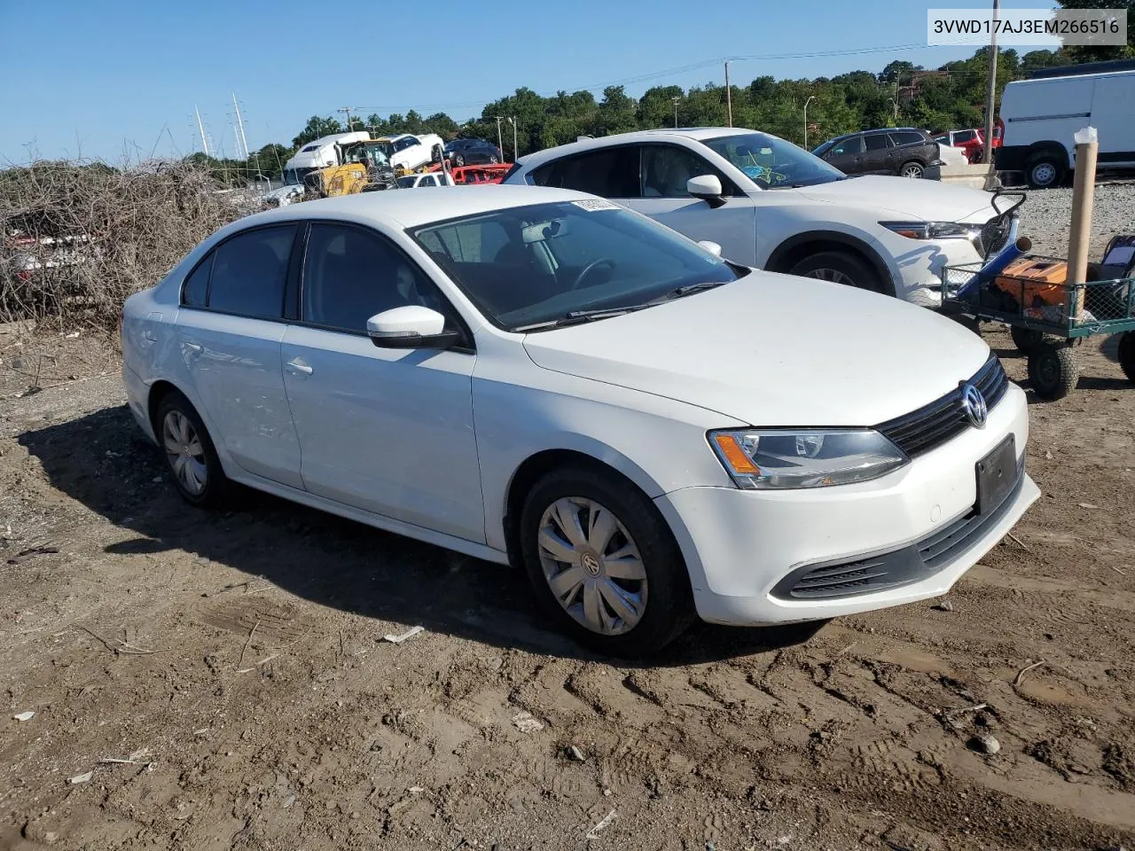 2014 Volkswagen Jetta Se VIN: 3VWD17AJ3EM266516 Lot: 69450374