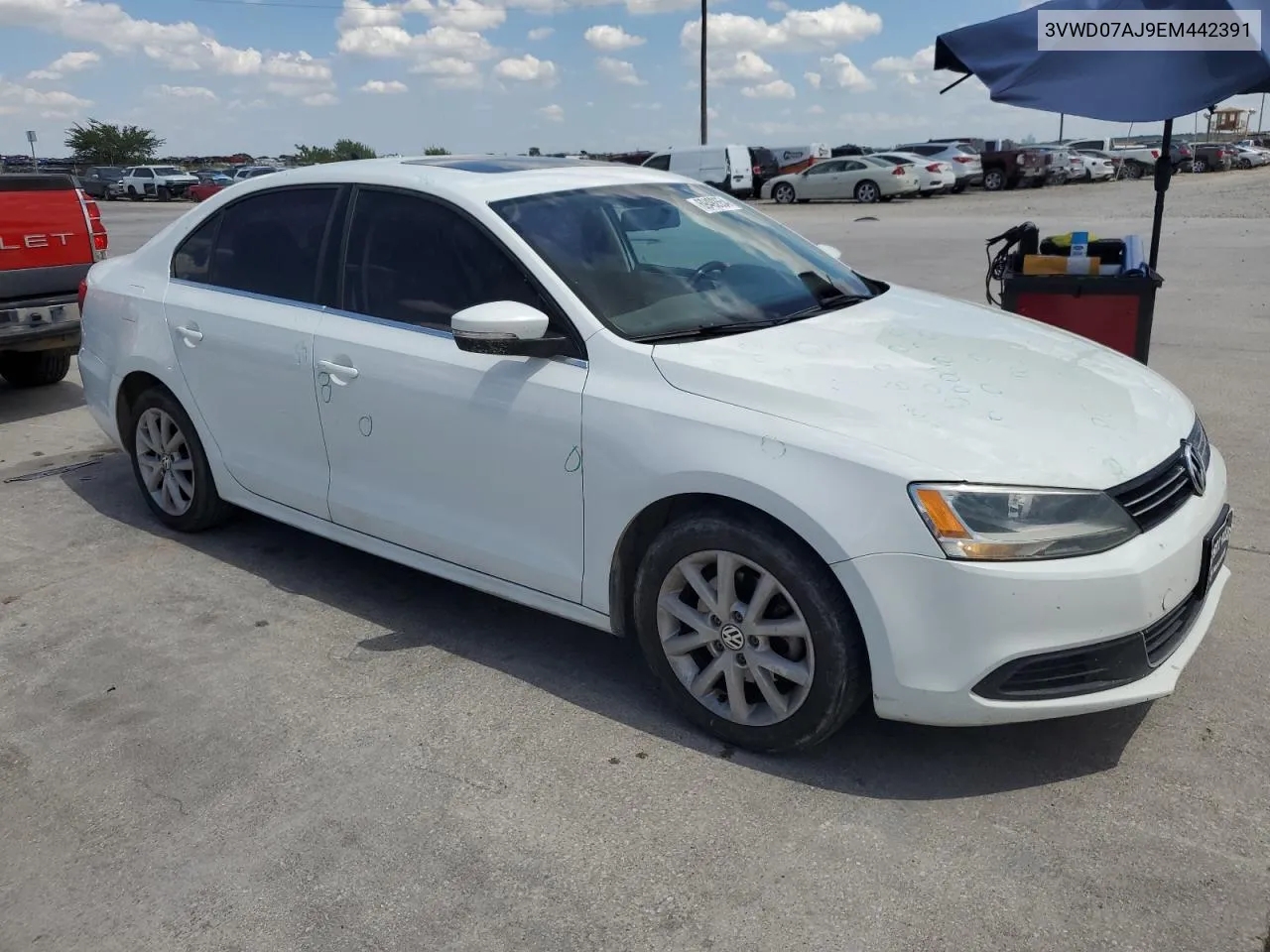 2014 Volkswagen Jetta Se VIN: 3VWD07AJ9EM442391 Lot: 69492654