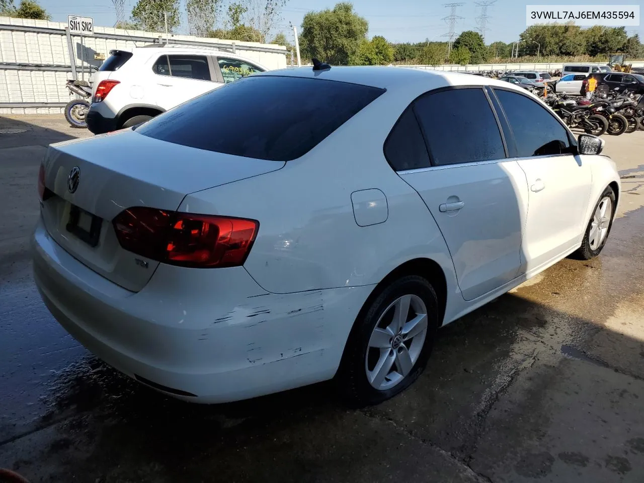 2014 Volkswagen Jetta Tdi VIN: 3VWLL7AJ6EM435594 Lot: 70310364