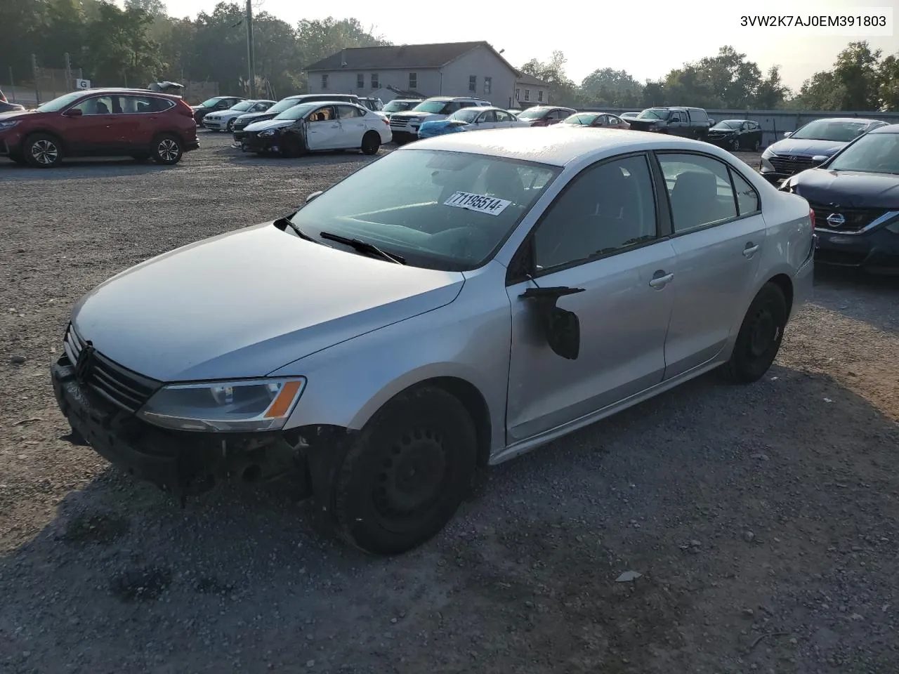 3VW2K7AJ0EM391803 2014 Volkswagen Jetta Base