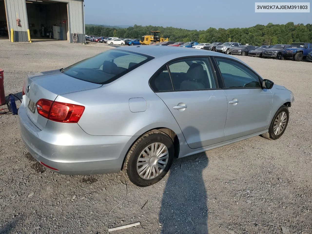 2014 Volkswagen Jetta Base VIN: 3VW2K7AJ0EM391803 Lot: 71195514