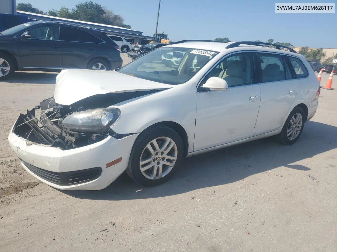 2014 Volkswagen Jetta Tdi VIN: 3VWML7AJ0EM628117 Lot: 71465364