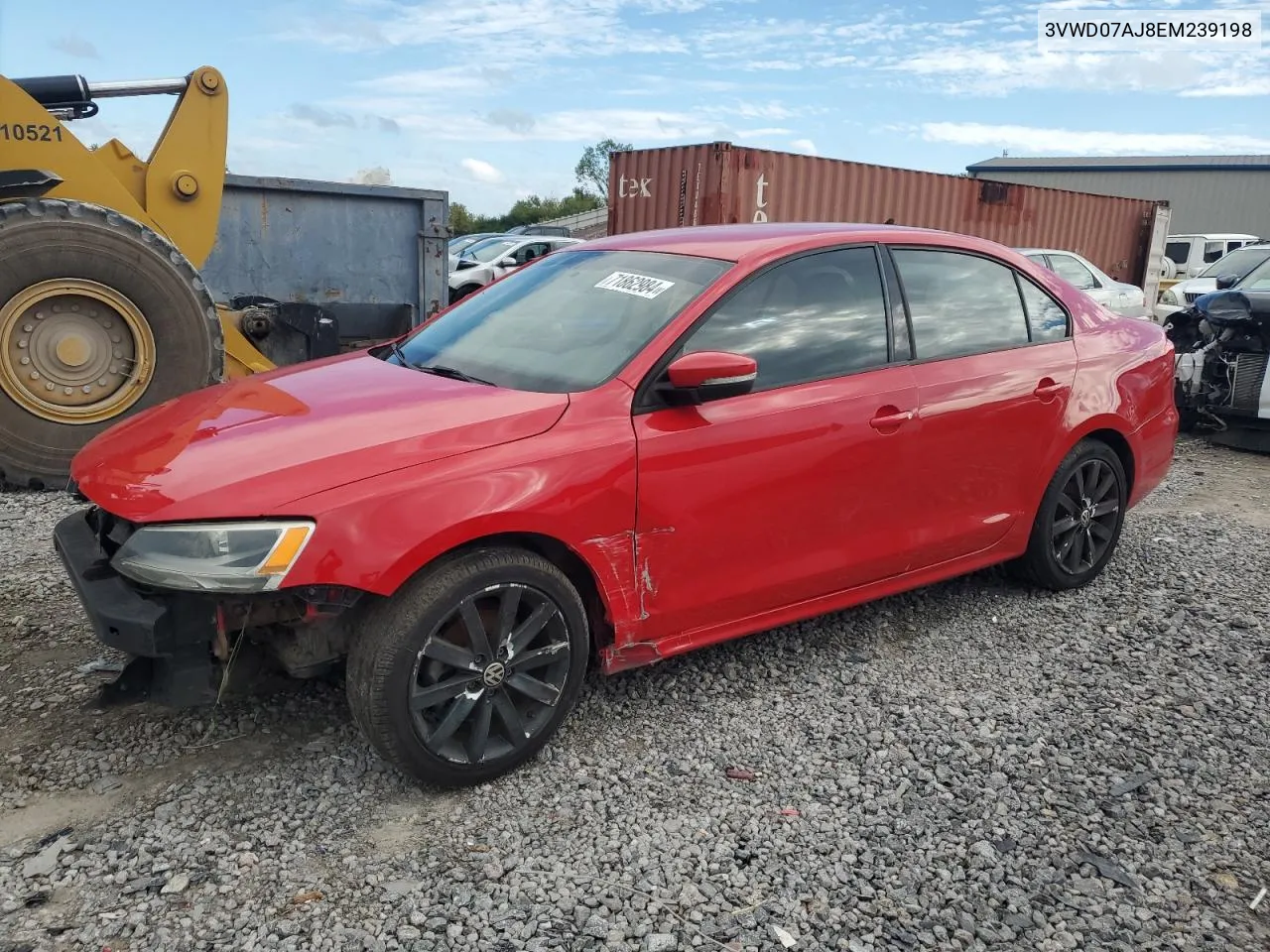 2014 Volkswagen Jetta Se VIN: 3VWD07AJ8EM239198 Lot: 71862984