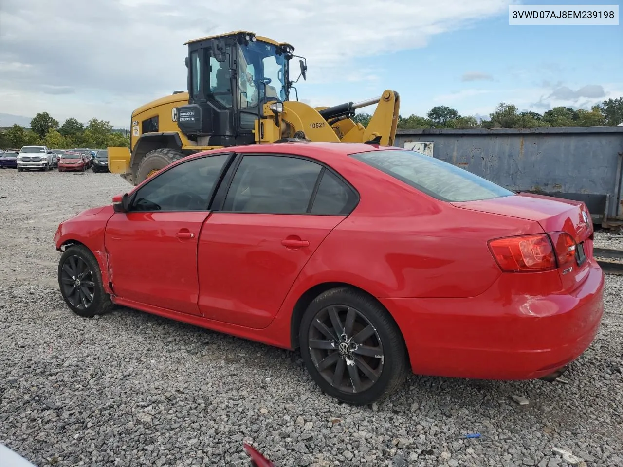 2014 Volkswagen Jetta Se VIN: 3VWD07AJ8EM239198 Lot: 71862984