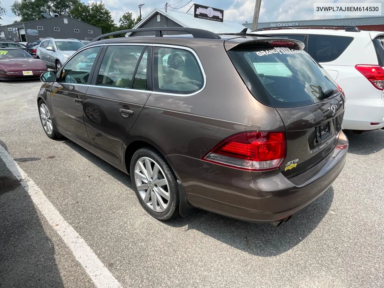 2014 Volkswagen Jetta Tdi VIN: 3VWPL7AJ8EM614530 Lot: 71887854