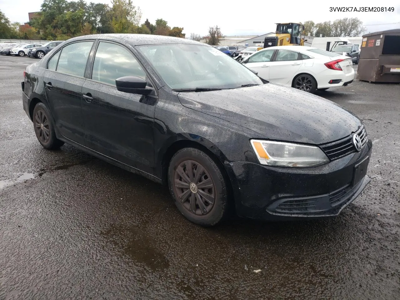 2014 Volkswagen Jetta Base VIN: 3VW2K7AJ3EM208149 Lot: 71931764