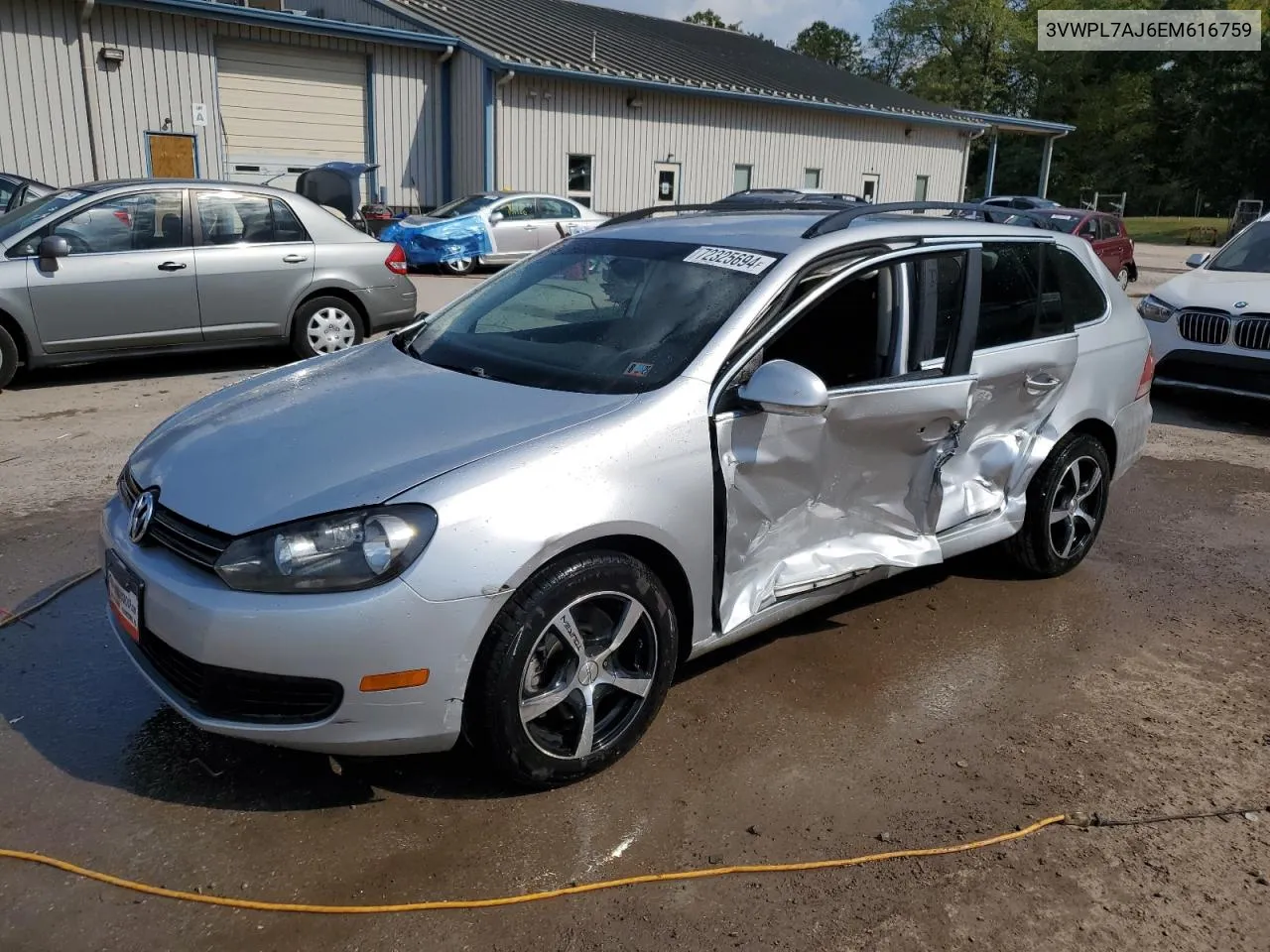 2014 Volkswagen Jetta Tdi VIN: 3VWPL7AJ6EM616759 Lot: 72325694