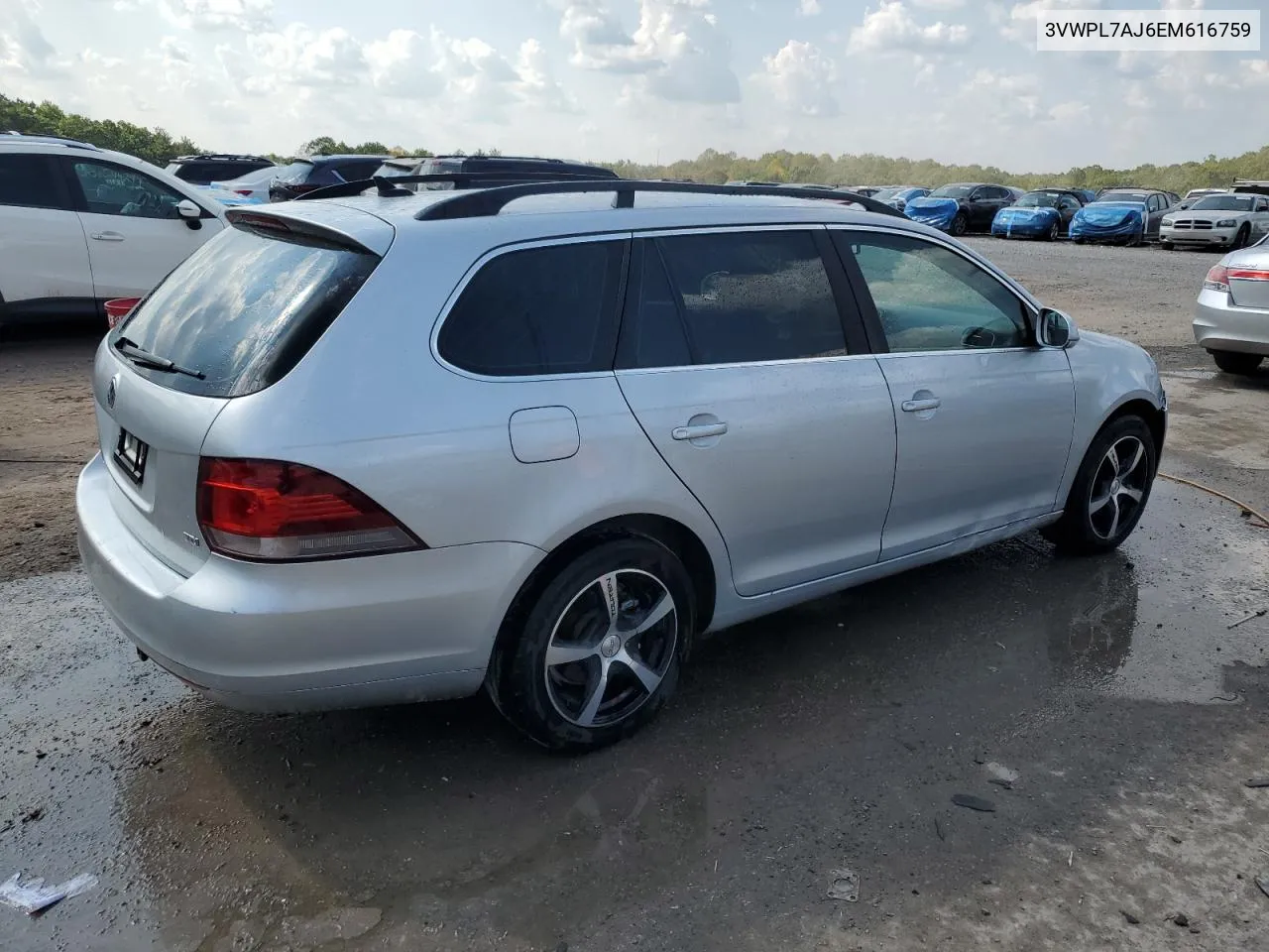 2014 Volkswagen Jetta Tdi VIN: 3VWPL7AJ6EM616759 Lot: 72325694