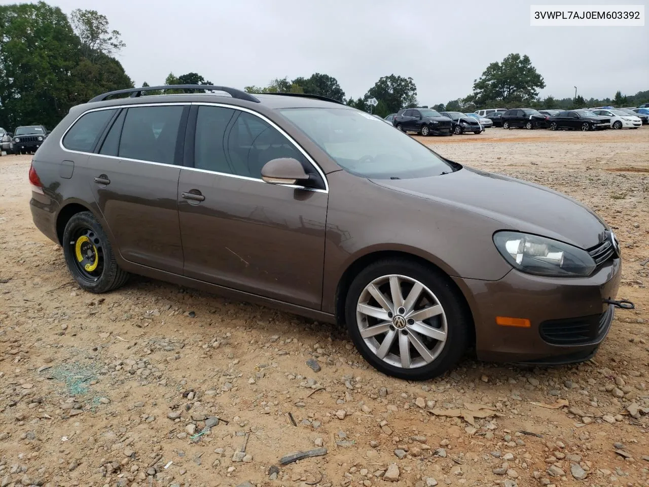 2014 Volkswagen Jetta Tdi VIN: 3VWPL7AJ0EM603392 Lot: 72415474