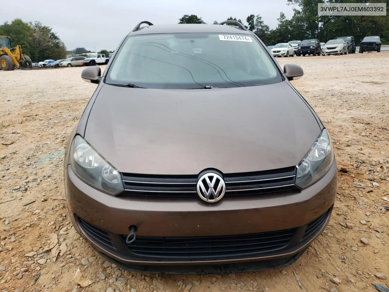 2014 Volkswagen Jetta Tdi VIN: 3VWPL7AJ0EM603392 Lot: 72415474