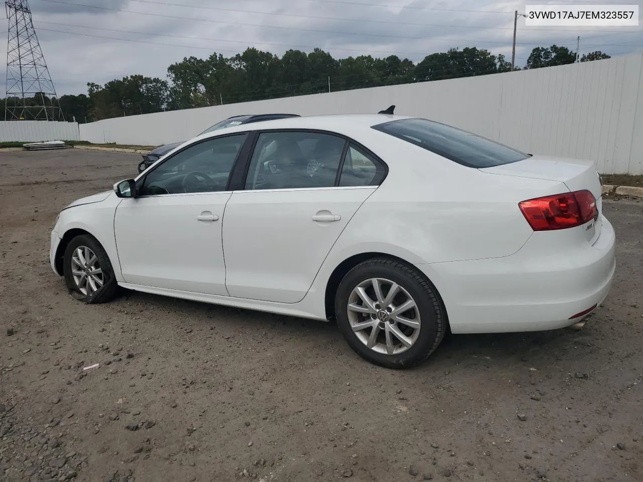 2014 Volkswagen Jetta Se VIN: 3VWD17AJ7EM323557 Lot: 72727544