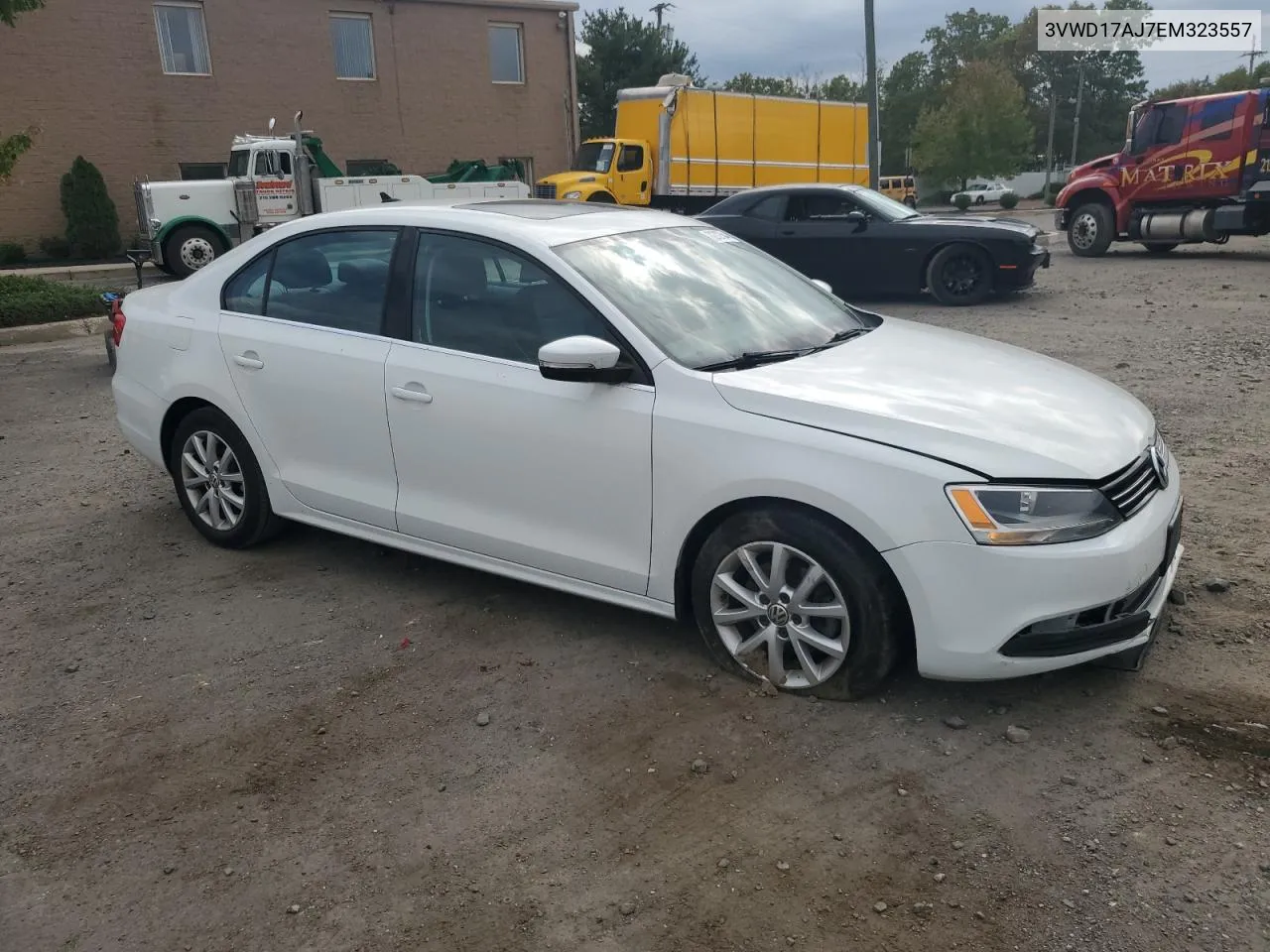 2014 Volkswagen Jetta Se VIN: 3VWD17AJ7EM323557 Lot: 72727544