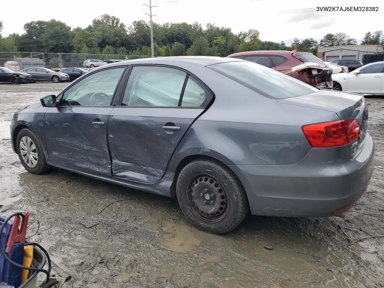 2014 Volkswagen Jetta Base VIN: 3VW2K7AJ6EM328382 Lot: 72974524