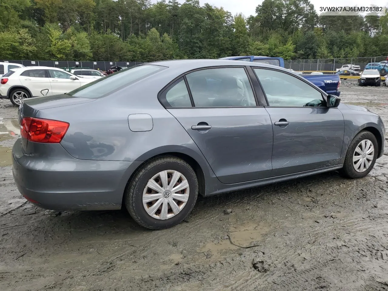 2014 Volkswagen Jetta Base VIN: 3VW2K7AJ6EM328382 Lot: 72974524