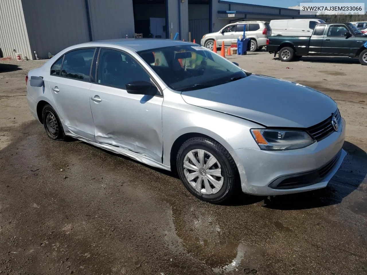 2014 Volkswagen Jetta Base VIN: 3VW2K7AJ3EM233066 Lot: 73160404