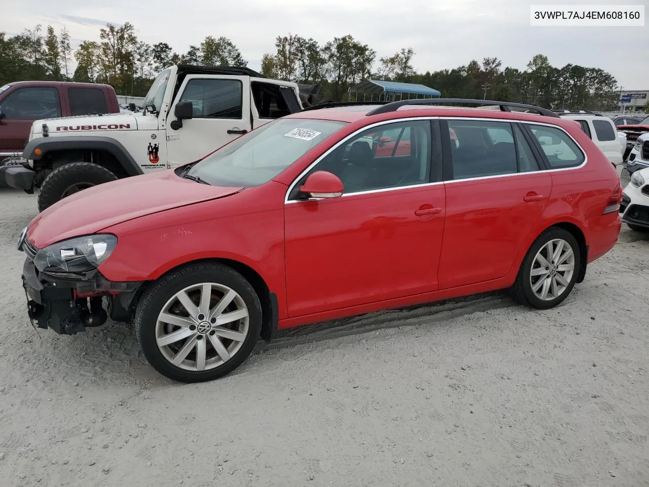 2014 Volkswagen Jetta Tdi VIN: 3VWPL7AJ4EM608160 Lot: 73548554