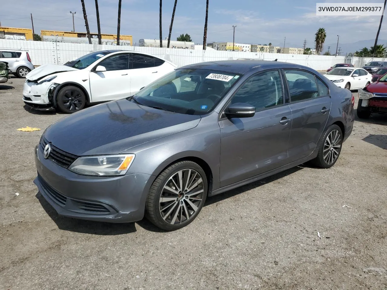 2014 Volkswagen Jetta Se VIN: 3VWD07AJ0EM299377 Lot: 73938704