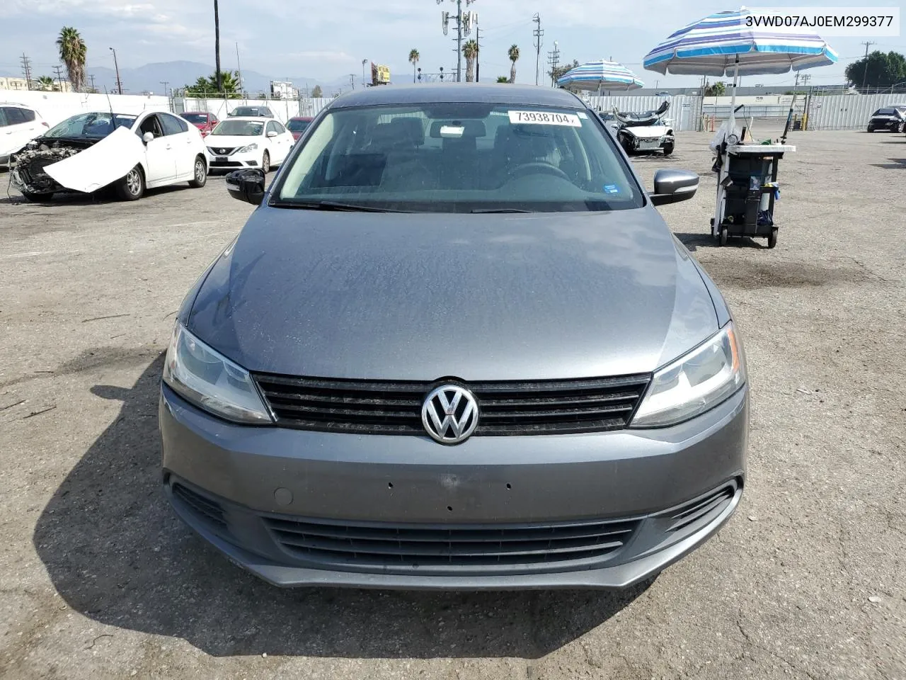 2014 Volkswagen Jetta Se VIN: 3VWD07AJ0EM299377 Lot: 73938704