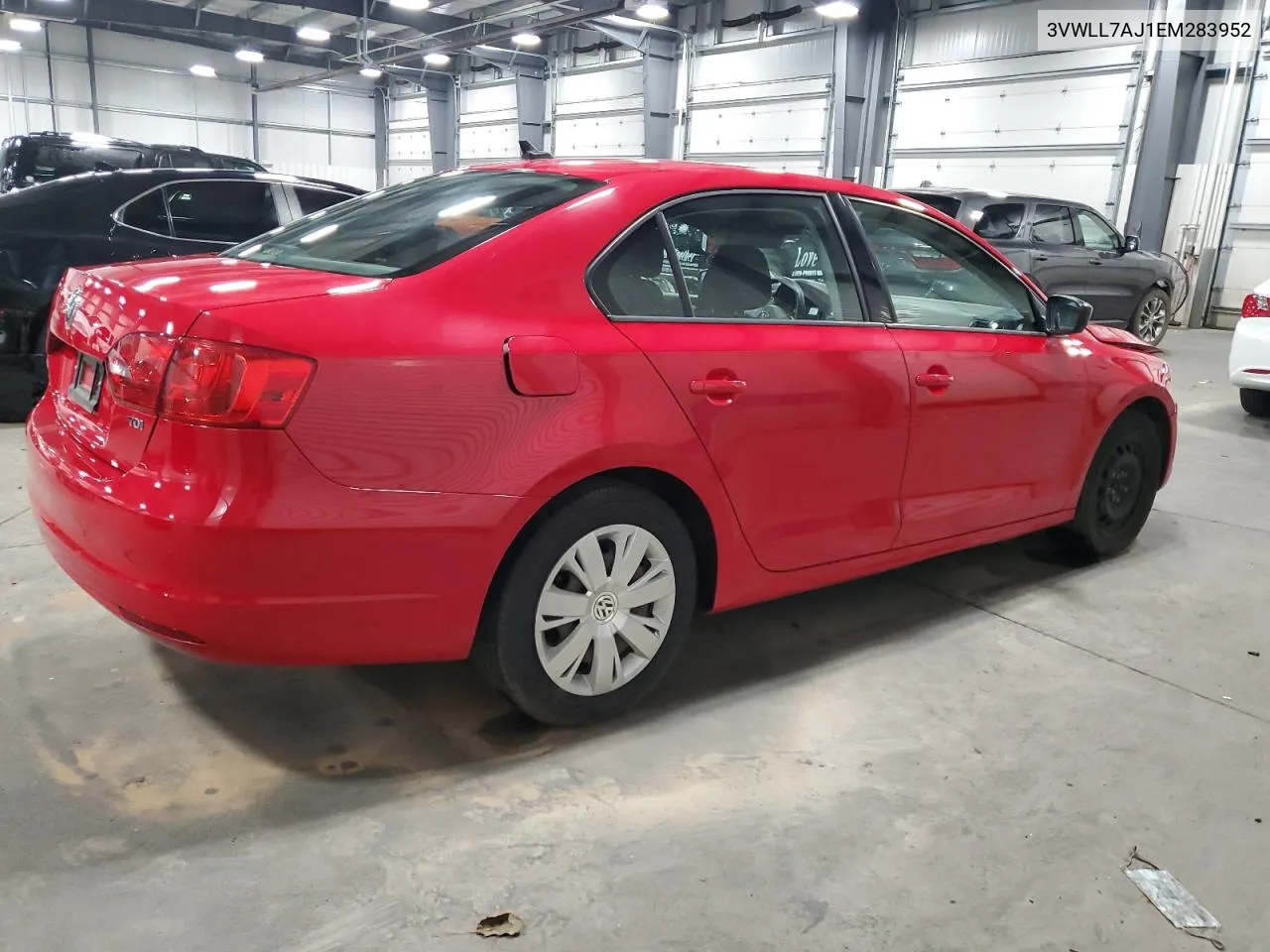 2014 Volkswagen Jetta Tdi VIN: 3VWLL7AJ1EM283952 Lot: 74027744