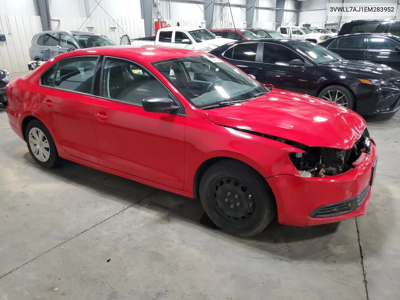 2014 Volkswagen Jetta Tdi VIN: 3VWLL7AJ1EM283952 Lot: 74027744