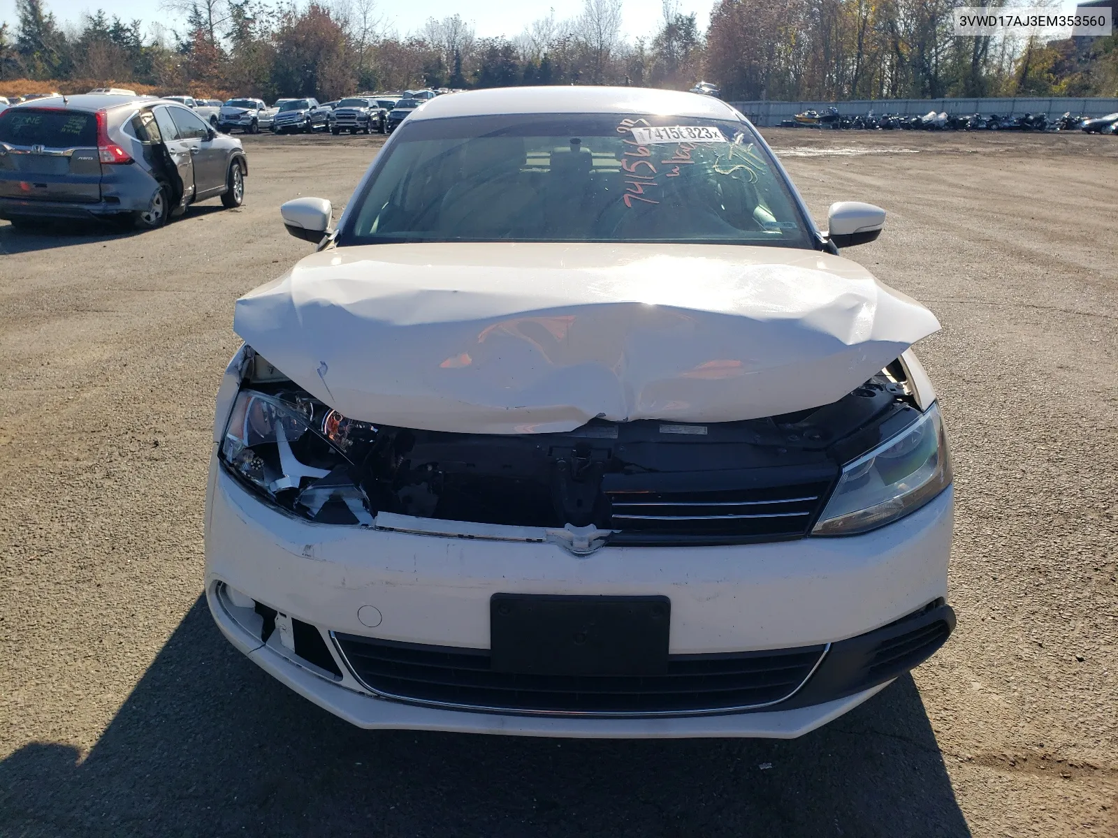 3VWD17AJ3EM353560 2014 Volkswagen Jetta Se