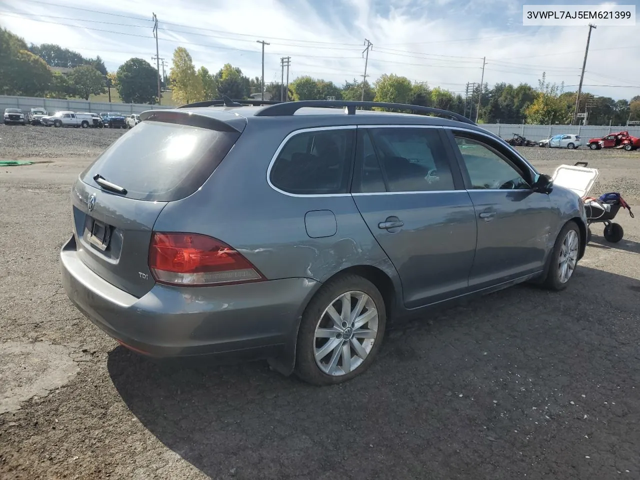 2014 Volkswagen Jetta Tdi VIN: 3VWPL7AJ5EM621399 Lot: 74202564