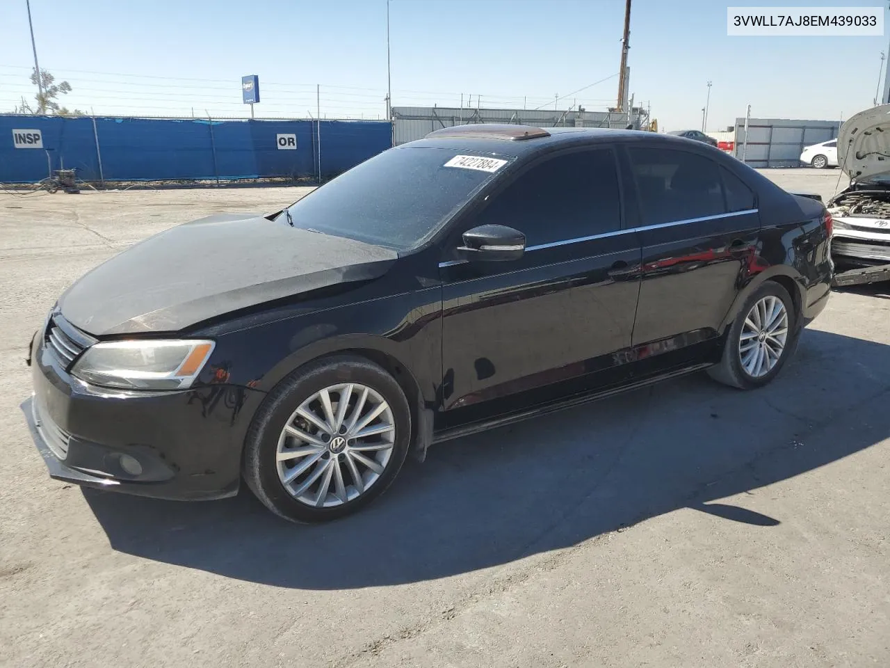 2014 Volkswagen Jetta Tdi VIN: 3VWLL7AJ8EM439033 Lot: 74227884