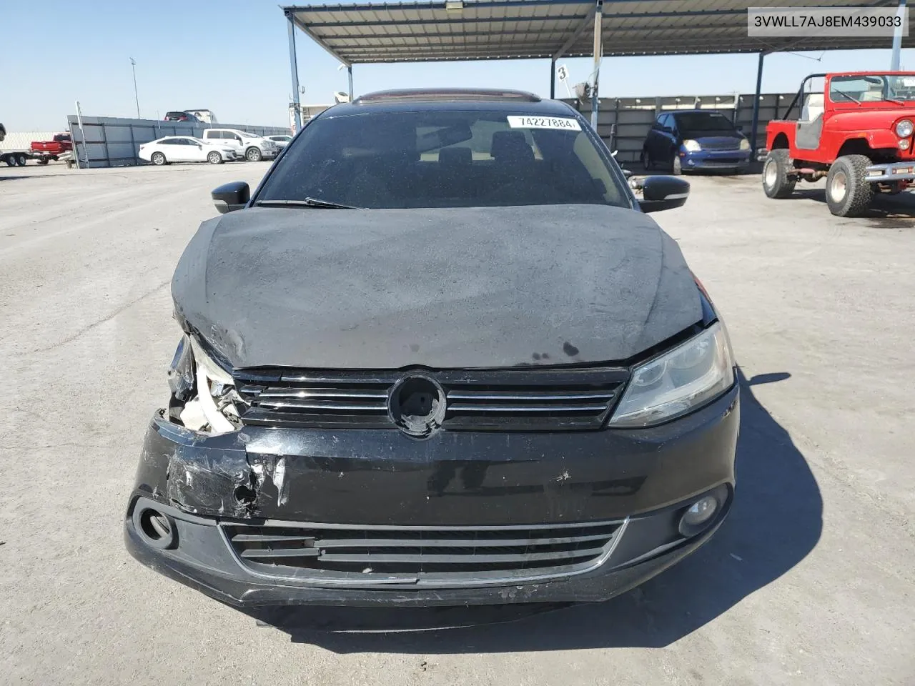 2014 Volkswagen Jetta Tdi VIN: 3VWLL7AJ8EM439033 Lot: 74227884